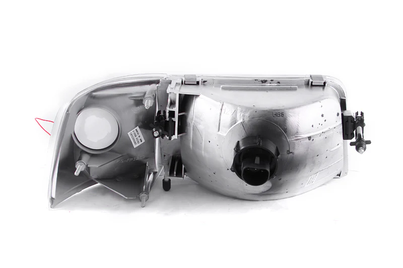 ANZO 1993-1997 Ford Ranger Crystal Headlights Chrome w/ Corner Lights 2pc - Image 3