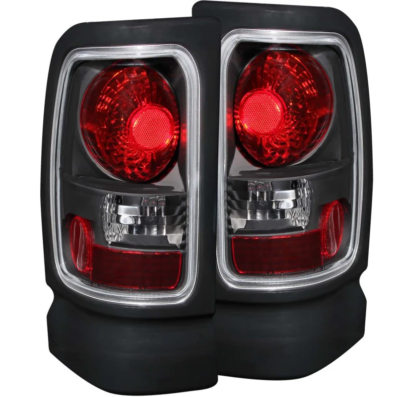 ANZO 1994-2001 Dodge Ram Taillights Black - Image 2