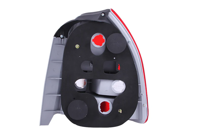 ANZO 1996-2000 Honda Civic Taillights Red/Smoke - Image 5