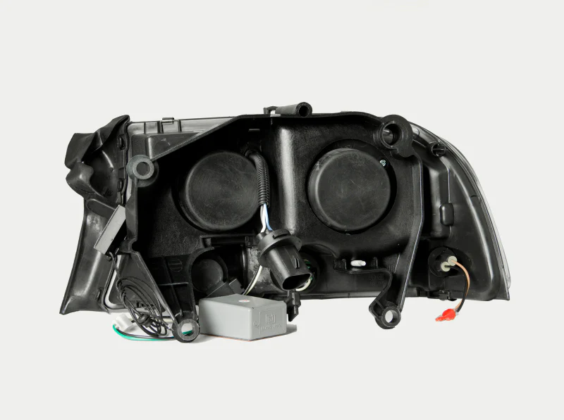 ANZO 1997-2004 Dodge Dakota Projector Headlights w/ Halo Black 1 pc - Image 4