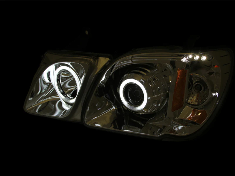 ANZO 1998-2007 Lexus Lx470 Projector Headlights w/ Halo Chrome (CCFL) - Image 3