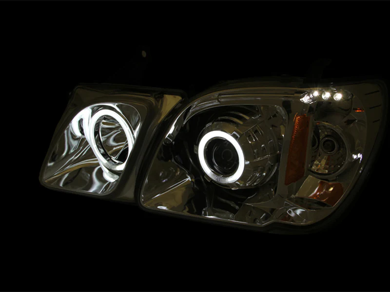 ANZO 1998-2007 Lexus Lx470 Projector Headlights w/ Halo Chrome (CCFL) - Image 7