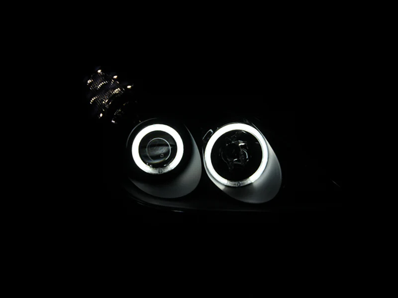 ANZO 2002-2003 Lexus Es300 Projector Headlights w/ Halo Black - Image 3