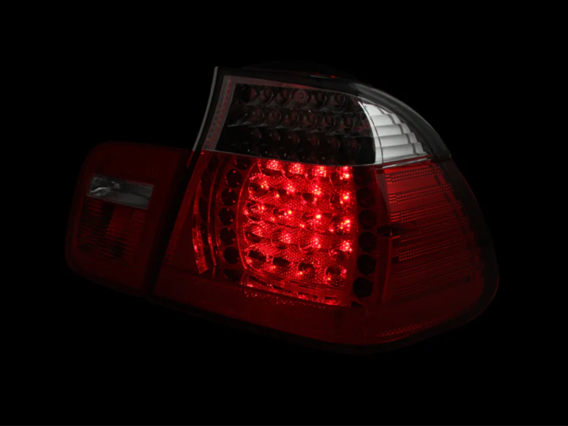 ANZO 2002-2005 BMW 3 Series E46 LED Taillights Red/Clear - Image 6