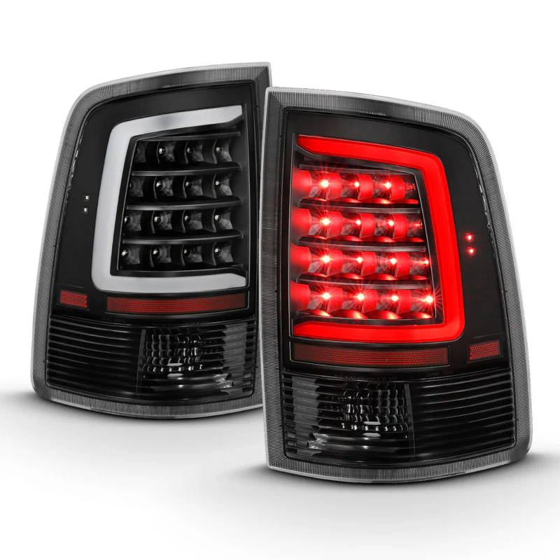 ANZO 2009-2018 Dodge Ram 1500 LED Taillight Plank Style Black w/Clear Lens - Image 13
