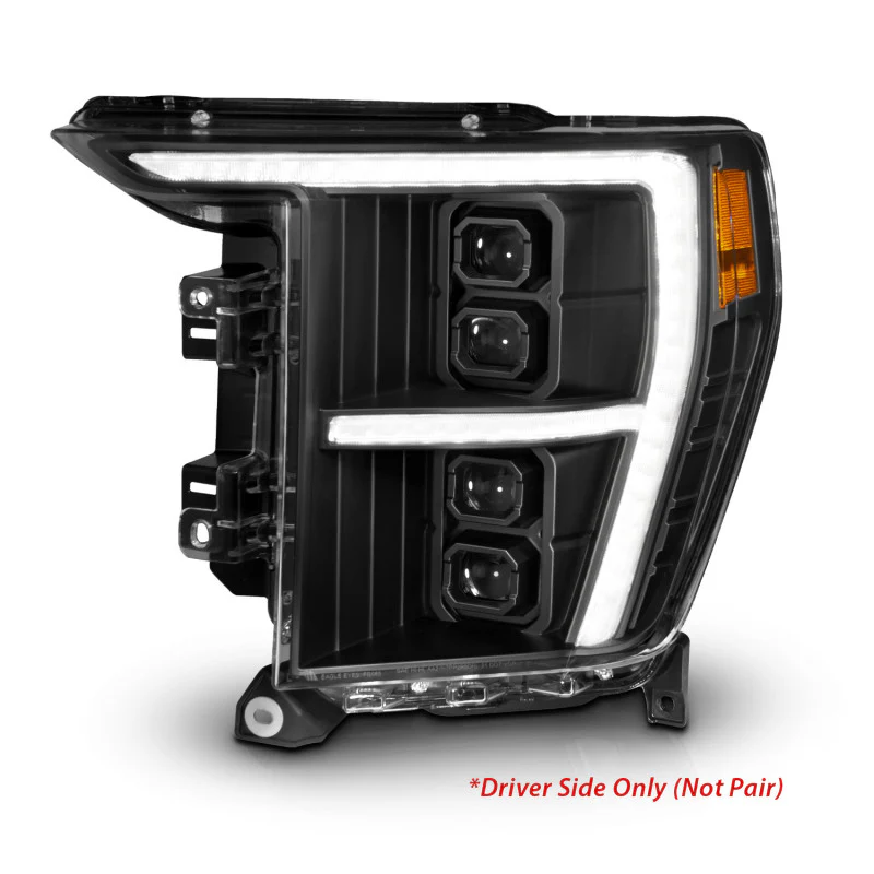 ANZO 21-23 Ford F-150 (w/Factory Halogen) Z-Series Full LED Proj Headlights - Driver Side ONLY - Image 11