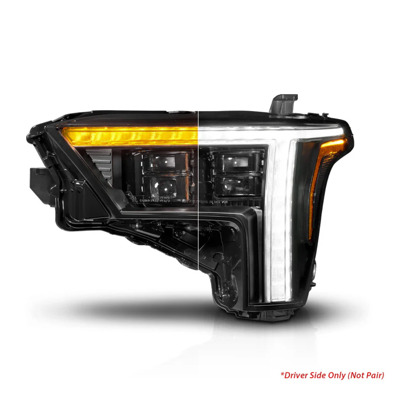 ANZO 22-24 Toyota Tundra (w/Factory LED Refl.) Z-Series Full LED Proj Headlights - Driver Side ONLY - Image 7