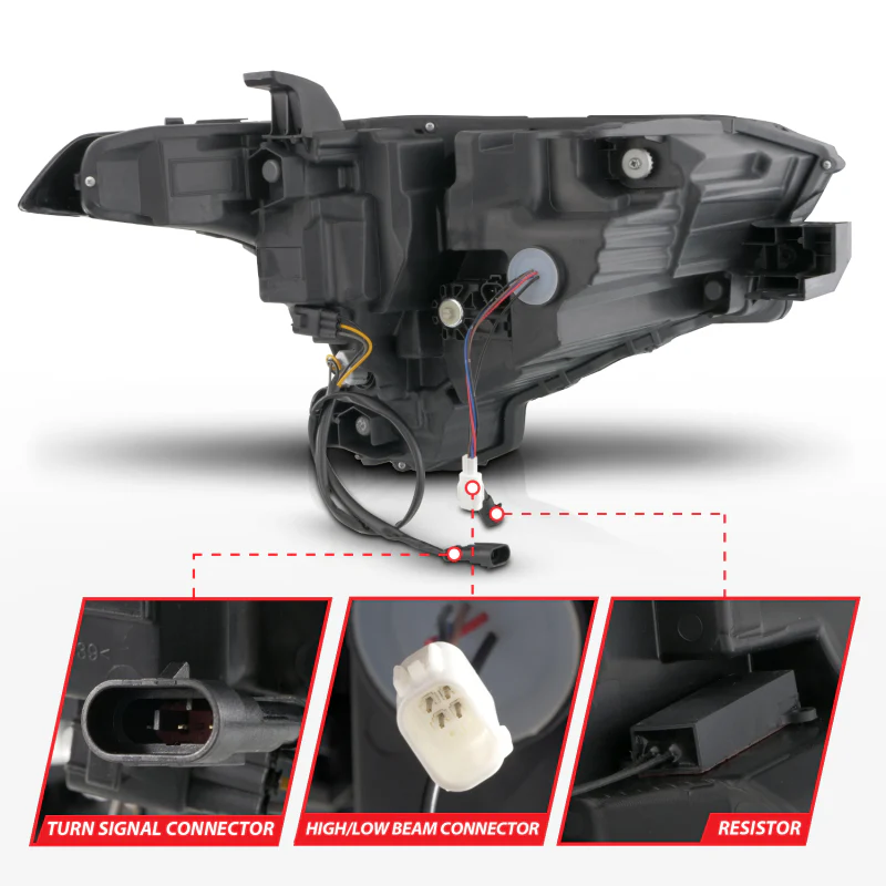 ANZO 22-24 Toyota Tundra (w/Factory LED Refl.) Z-Series Full LED Proj Headlights - Driver Side ONLY - Image 8