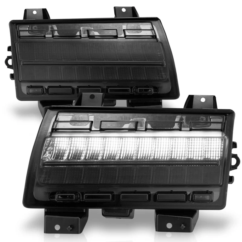 ANZO Wrangler 18-21/Gladiator 20+ LED Side Marker Lights Smoke w Sequential Signal - Image 12
