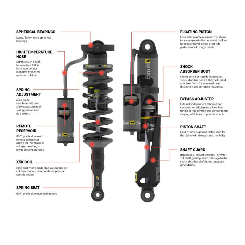 ARB OME 2024+ Toyota Tacoma Front Right Coilover - Image 4