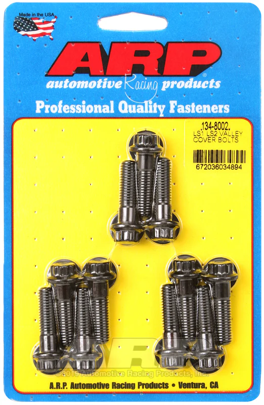 ARP LS1 LS2 12pt valley Cover Bolt Kit