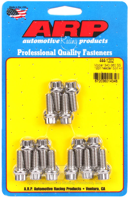 ARP Mopar 340-360 SS 12pt Header Bolt Kit