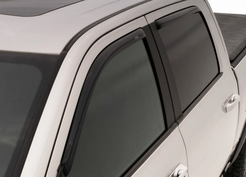 AVS 01-04 Toyota Hilux Double Cab Ventvisor In-Channel Front & Rear Window Deflectors 4pc - Smoke - Image 4