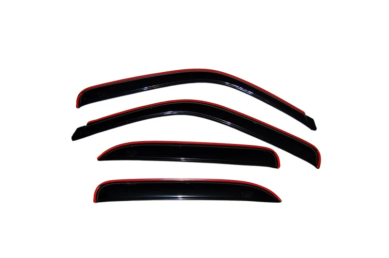 AVS 02-06 Cadillac Escalade Ventvisor In-Channel Front & Rear Window Deflectors 4pc - Smoke - Image 11