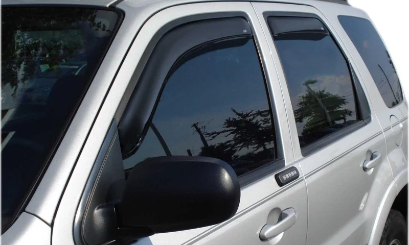 AVS 03-08 Honda Pilot Ventvisor In-Channel Front & Rear Window Deflectors 4pc - Smoke - Image 8