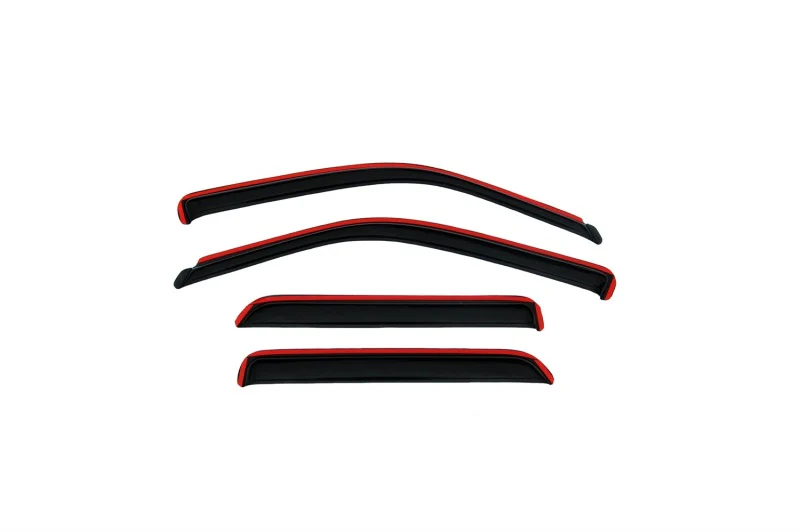 AVS 05-10 Jeep Grand Cherokee Ventvisor In-Channel Front & Rear Window Deflectors 4pc - Smoke - Image 9