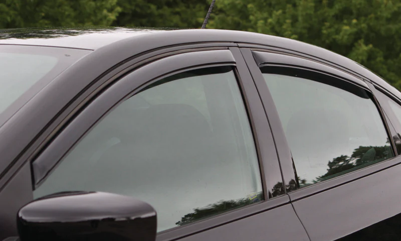 AVS 07-08 Honda Fit Ventvisor In-Channel Front & Rear Window Deflectors 4pc - Smoke - Image 12