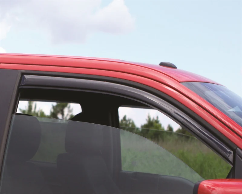 AVS 07-18 Jeep Wrangler (2 Door Only) Ventvisor In-Channel Window Deflectors 2pc - Smoke - Image 3