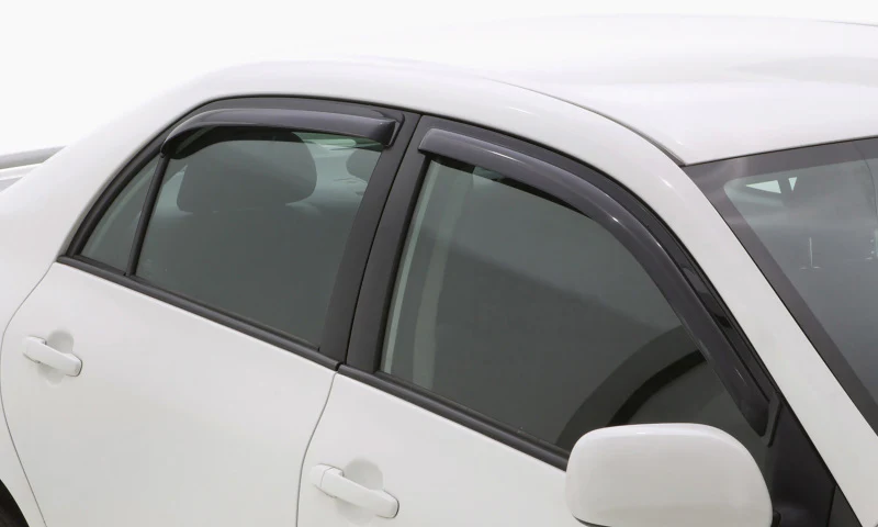 AVS 08-13 Cadillac CTS Ventvisor In-Channel Front & Rear Window Deflectors 4pc - Smoke - Image 3