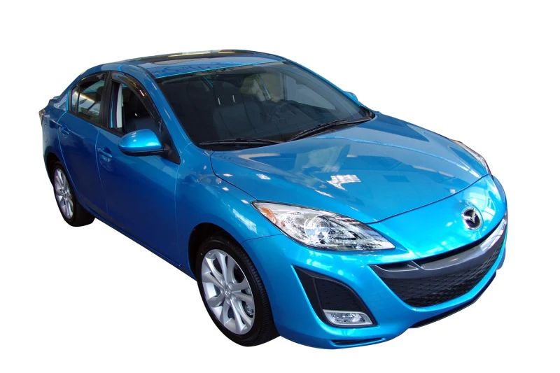AVS 10-13 Mazda 3 Ventvisor Outside Mount Window Deflectors 4pc - Smoke - Image 4