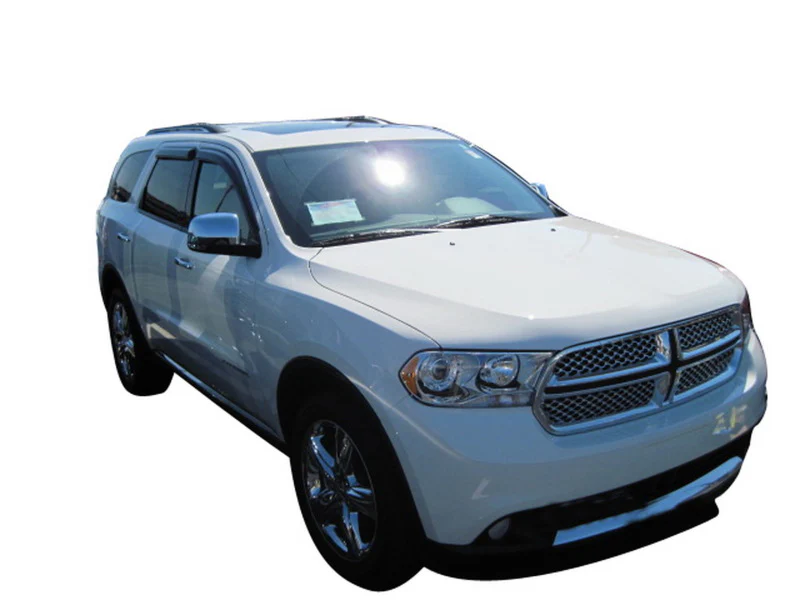 AVS 11-18 Dodge Durango Ventvisor Outside Mount Window Deflectors 4pc - Smoke - Image 4