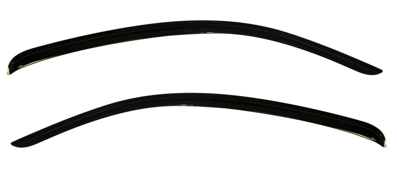 AVS 12-14 Ford Mustang Ventvisor Outside Mount Window Deflectors 2pc - Smoke - Image 2