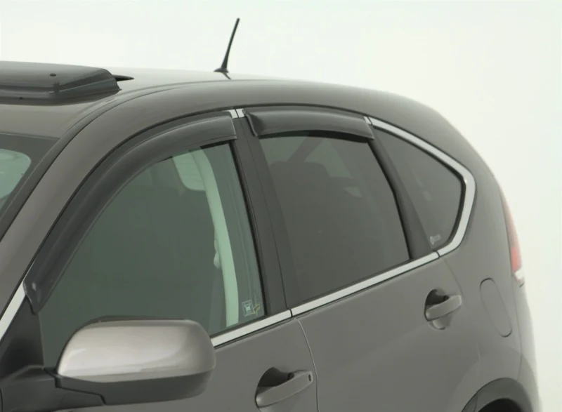 AVS 12-16 Honda CR-V Ventvisor Outside Mount Window Deflectors 4pc - Smoke - Image 2