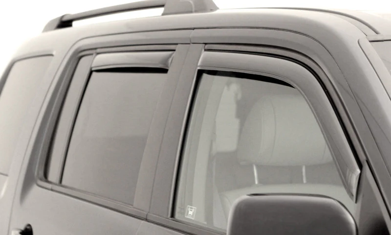 AVS 16-18 Lincoln MKX Ventvisor In-Channel Front & Rear Window Deflectors 4pc - Smoke - Image 2