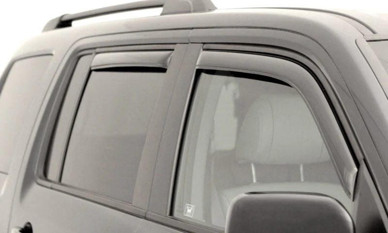 AVS 16-18 Lincoln MKX Ventvisor In-Channel Front & Rear Window Deflectors 4pc - Smoke - Image 3