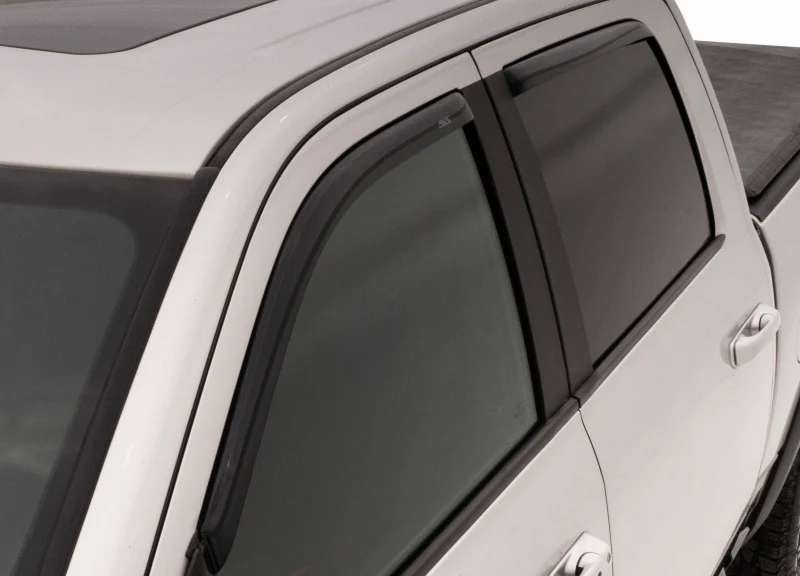 AVS 17-18 Honda Ridgeline Ventvisor In-Channel Front & Rear Window Deflectors 4pc - Smoke - Image 2