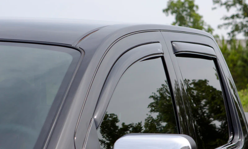 AVS 17-18 Honda Ridgeline Ventvisor In-Channel Front & Rear Window Deflectors 4pc - Smoke - Image 6