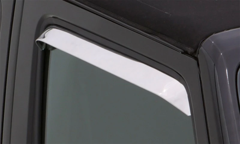 AVS 65-78 Volkswagen Beetle Ventshade Window Deflectors 2pc - Stainless - Image 4