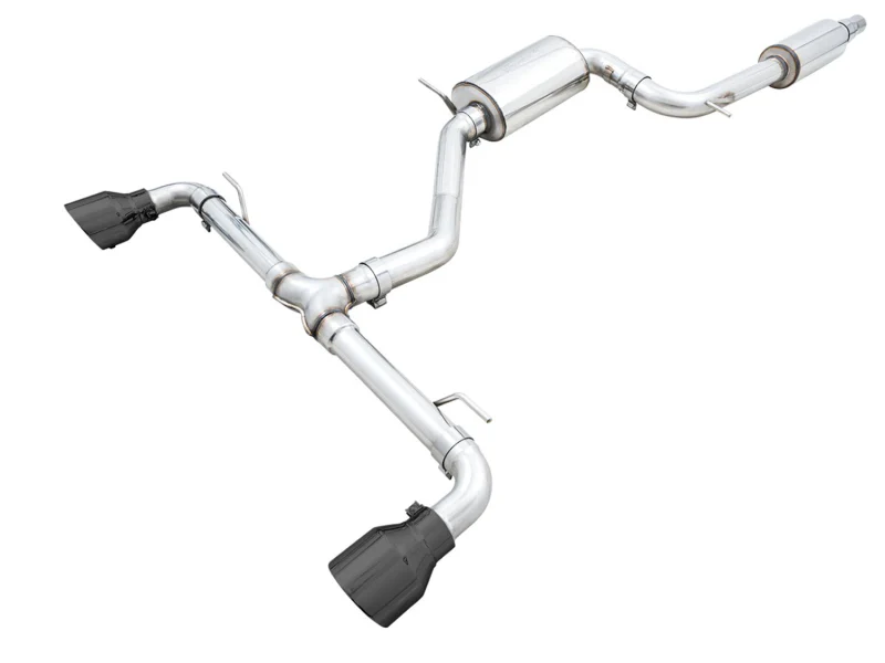 AWE Tuning 2022 VW GTI MK8 Touring Edition Exhaust - Diamond Black Tips