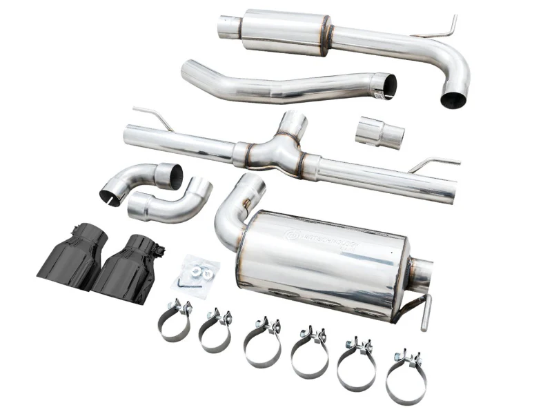 AWE Tuning 2022 VW GTI MK8 Touring Edition Exhaust - Diamond Black Tips - Image 12