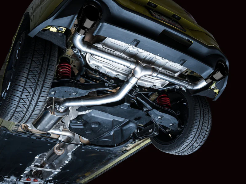AWE Tuning 2022 VW GTI MK8 Touring Edition Exhaust - Diamond Black Tips - Image 2