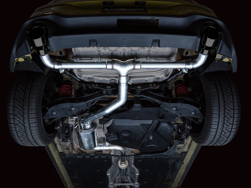 AWE Tuning 2022 VW GTI MK8 Touring Edition Exhaust - Diamond Black Tips - Image 3