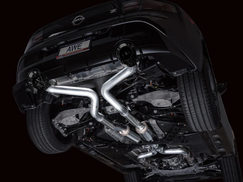 AWE Tuning 2023 Nissan Z RZ34 RWD Track Edition Cat-Back Exhaust System w/ Diamond Black Tips - Image 11