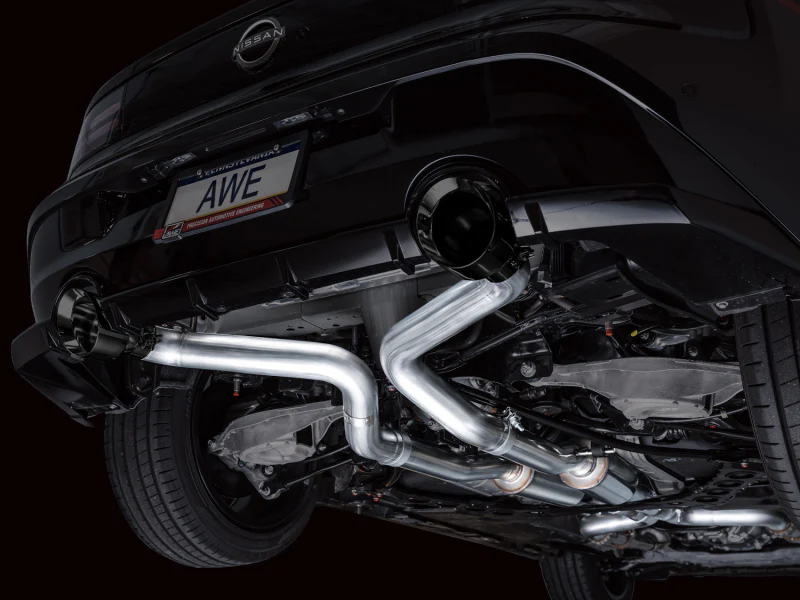 AWE Tuning 2023 Nissan Z RZ34 RWD Track Edition Cat-Back Exhaust System w/ Diamond Black Tips - Image 12