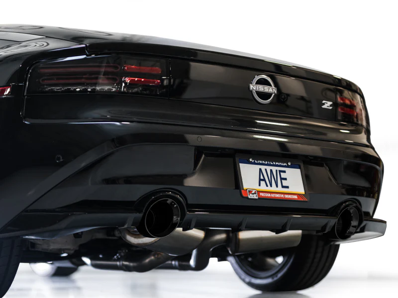 AWE Tuning 2023 Nissan Z RZ34 RWD Track Edition Cat-Back Exhaust System w/ Diamond Black Tips - Image 3