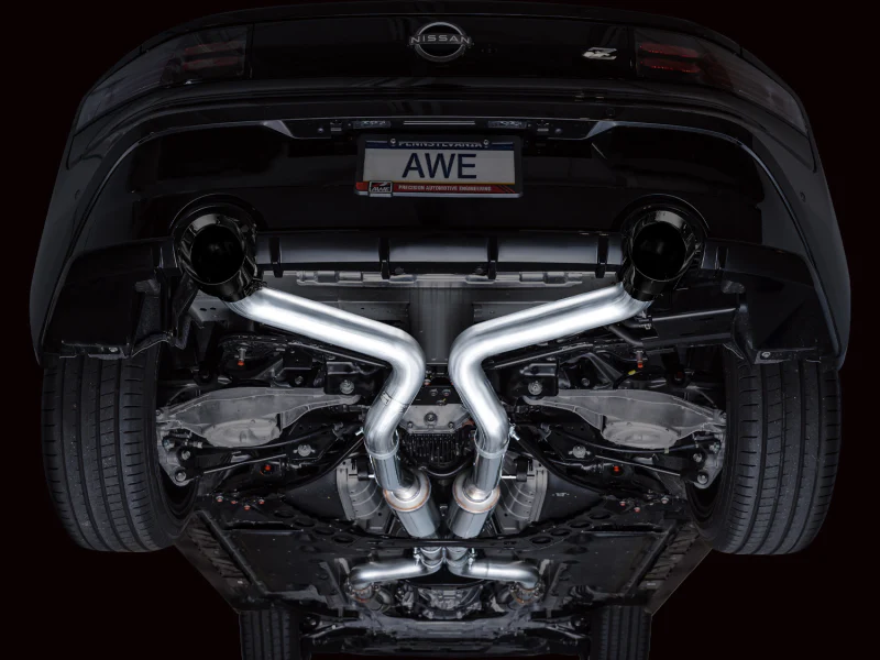 AWE Tuning 2023 Nissan Z RZ34 RWD Track Edition Cat-Back Exhaust System w/ Diamond Black Tips - Image 6