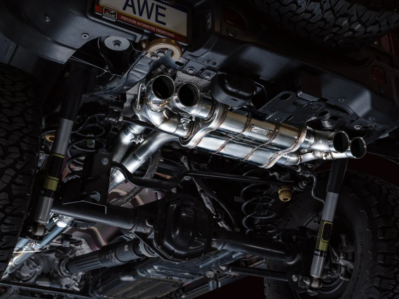 AWE Tuning 21+ Wrangler 392 Switchpath Cat-Back Exhaust- Quad BashGuards - Image 10