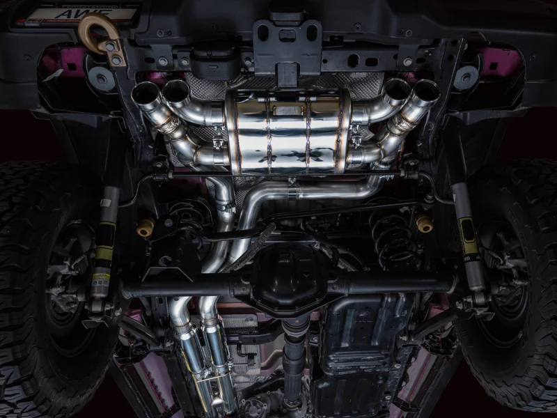 AWE Tuning 21+ Wrangler 392 Switchpath Cat-Back Exhaust- Quad BashGuards - Image 15