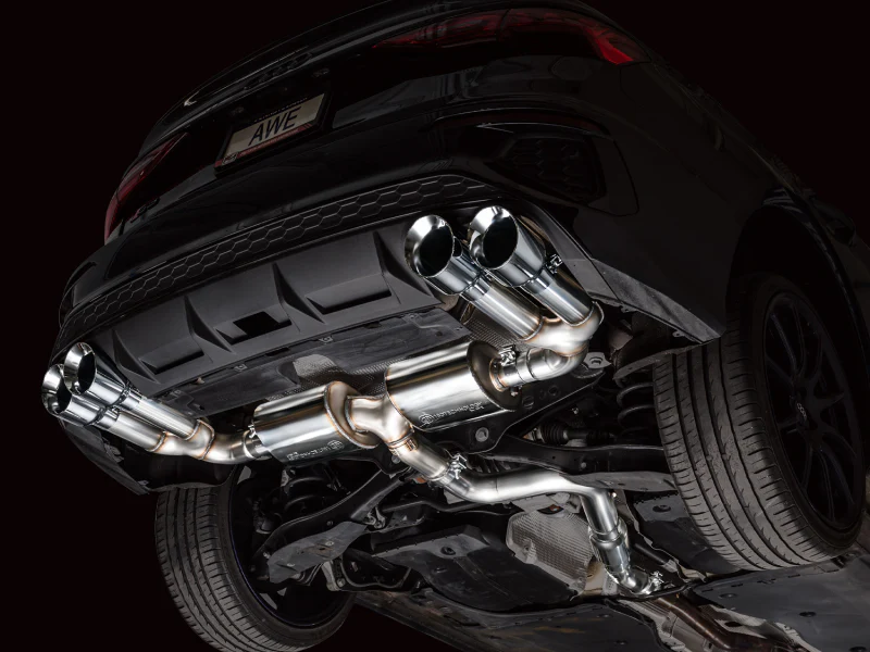 AWE Tuning 22-24 Audi 8Y S3 Touring Edition Exhaust - Chrome Silver Tips - Image 2