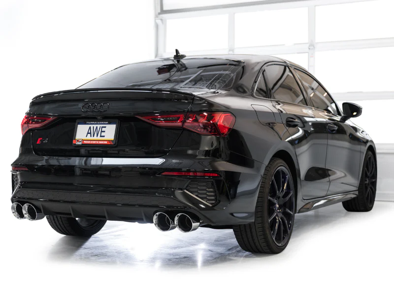 AWE Tuning 22-24 Audi 8Y S3 Touring Edition Exhaust - Chrome Silver Tips - Image 9
