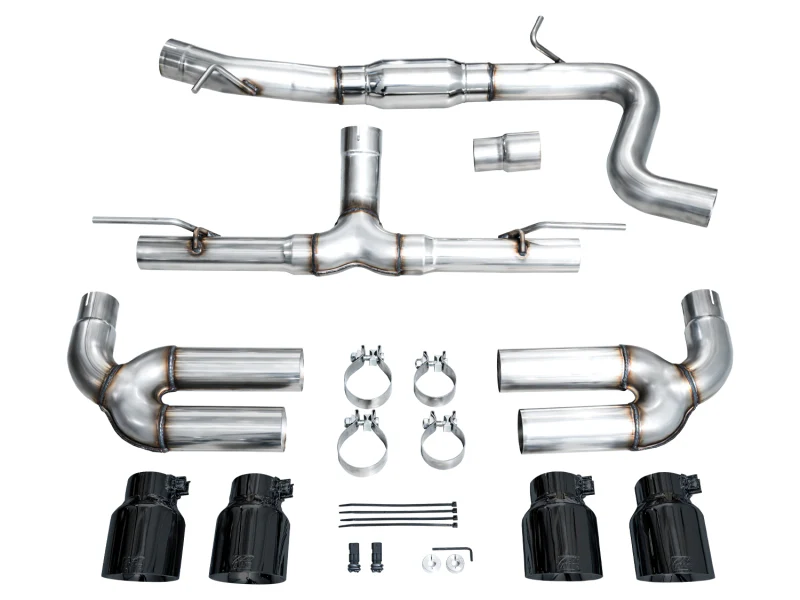 AWE Tuning 22-24 Audi 8Y S3 Track Edition Exhaust - Diamond Black Tips - Image 12
