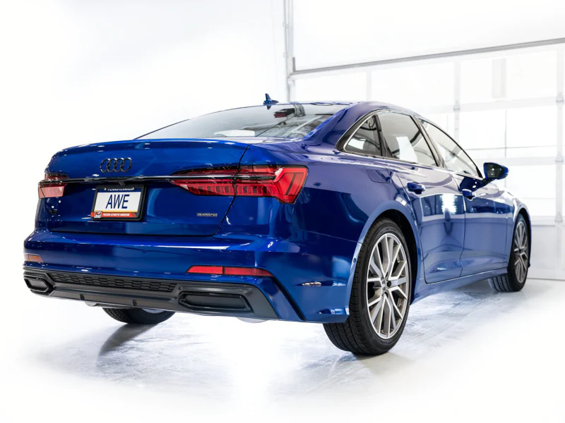 AWE Tuning Audi 2019-2023 C8 A6/A7 3.0T Touring Edition Cat-Back Exhaust- Turn Downs - Image 3
