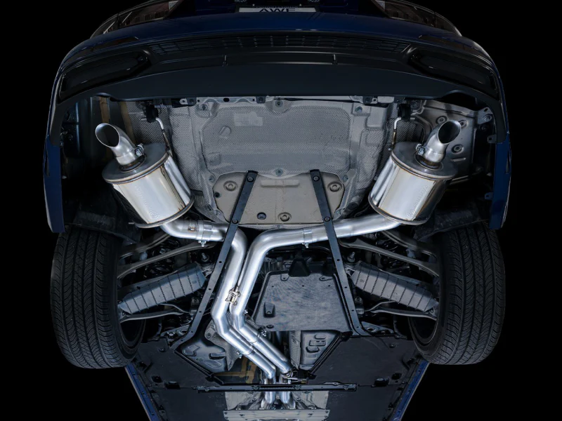 AWE Tuning Audi 2019-2023 C8 A6/A7 3.0T Touring Edition Cat-Back Exhaust- Turn Downs - Image 6
