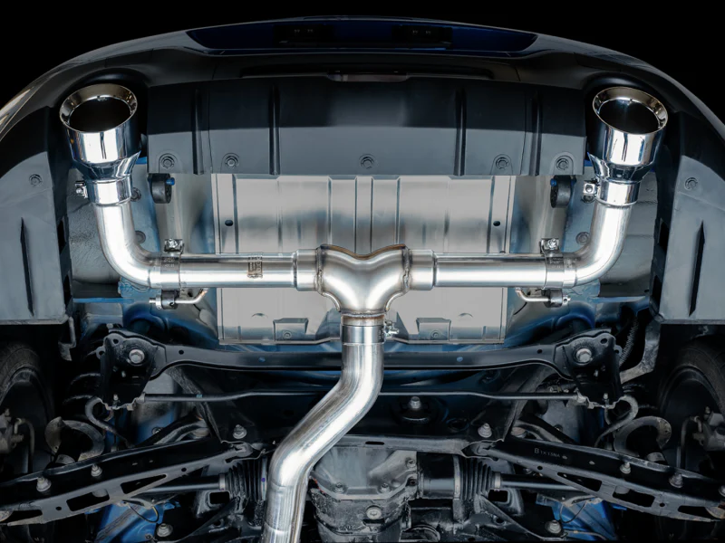 AWE Tuning Subaru BRZ/ Toyota GR86/ Toyota 86 Track Edition Cat-Back Exhaust- Chrome Silver Tips - Image 8