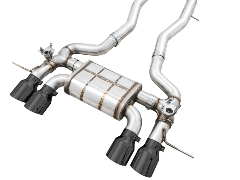 AWE Tuning SwitchPath Cat-Back Exhaust for BMW G8X M3/M4 - Diamond Black Tips - Image 10