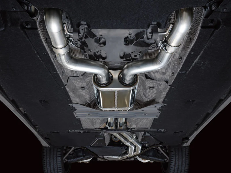 AWE Tuning 19-23 Audi C8 S6/S7 2.9T V6 AWD Track Edition Exhaust - Diamond Black Tips - Image 8